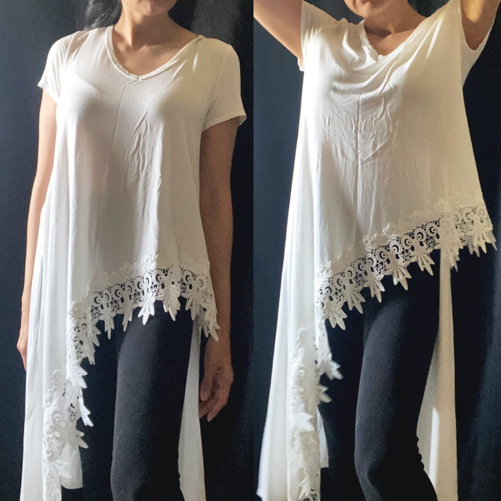 ⭐️ Asymmetrical High-Low Top - Picture 7 of 8